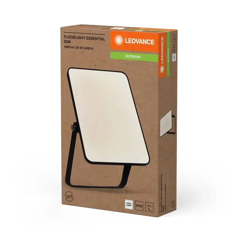 LEDVANCE Reflektor  Essential 20W 4000K crni
