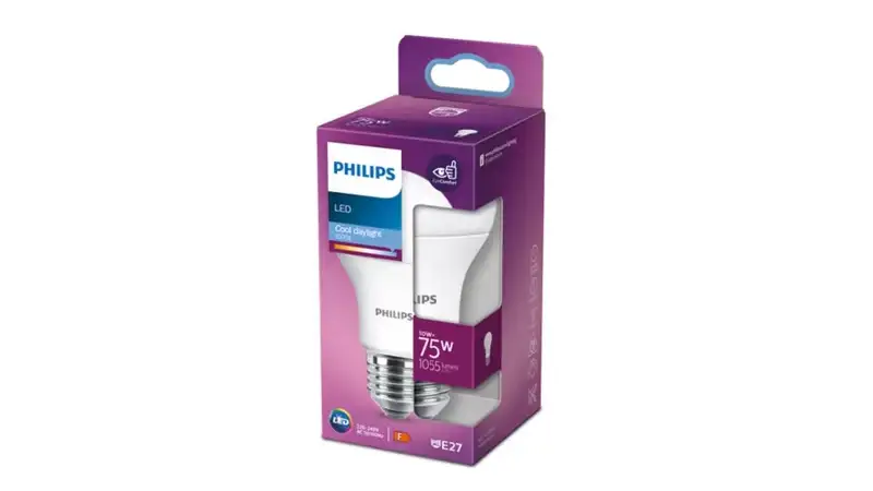 PHILIPS PS757    10W (75W) A60 E27 CDL 6500K FR ND 1PF/10