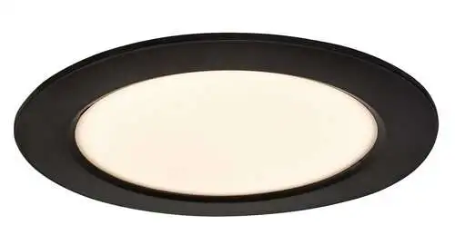 RABALUX Shaun2 plafonjera 12W 3000K crna okrugla