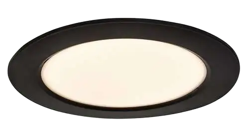 RABALUX Shaun2 plafonjera 12W 3000K crna okrugla