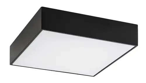 RABALUX Tartu,spoljna plafonska.,LED18W,crno,kvadratna