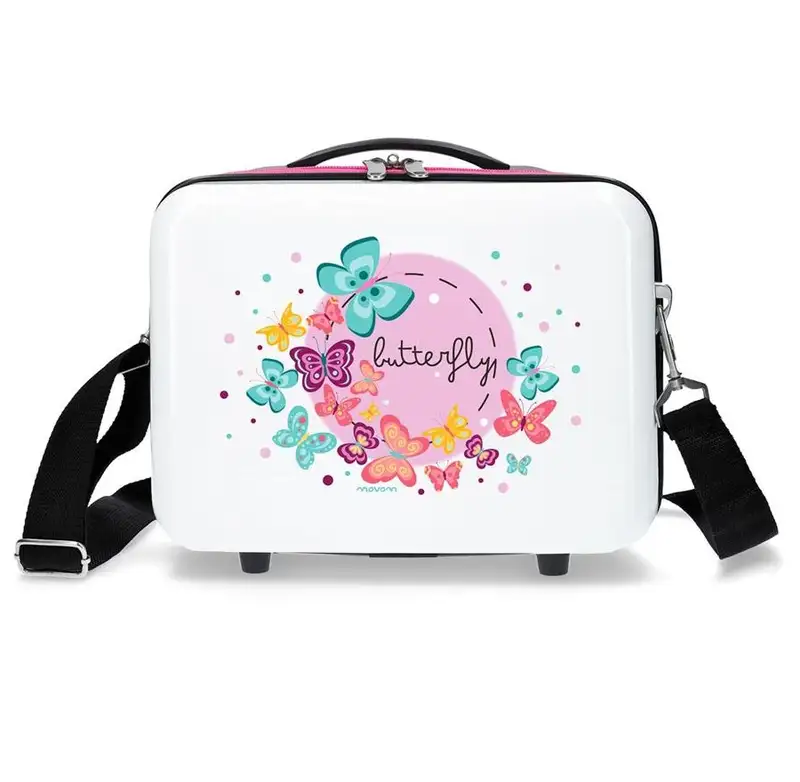 MOVOM ABS Beauty case roze-bela