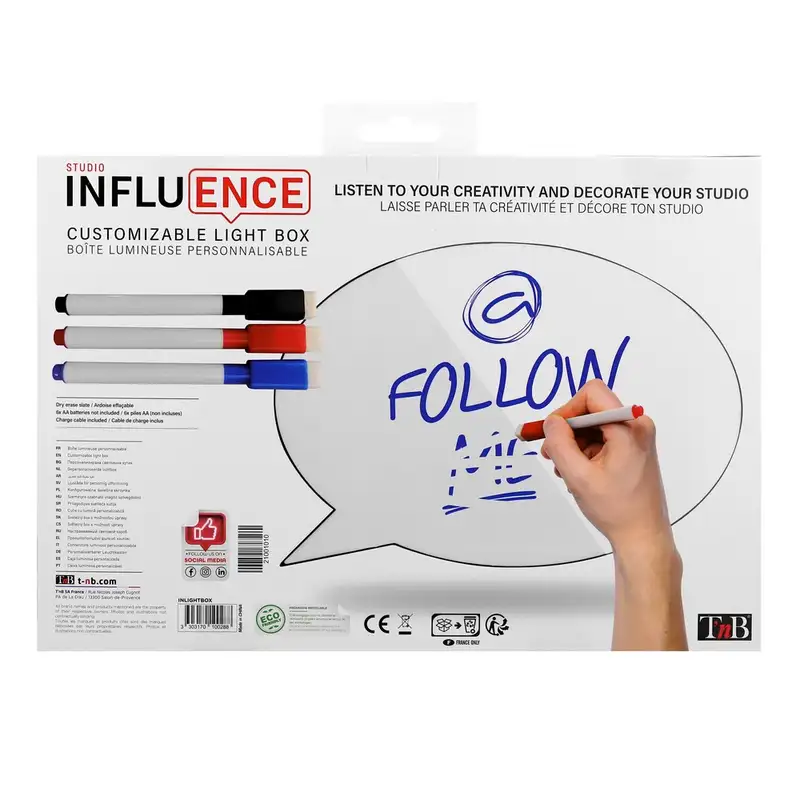 TNB Customizable light box - INFLUENCE