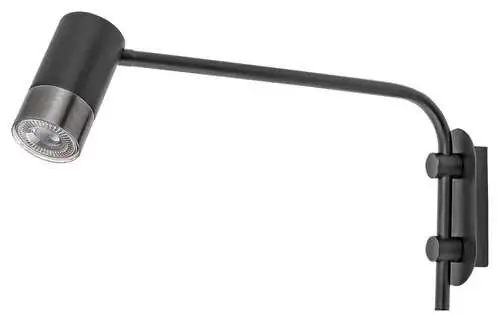 RABALUX Zircon, unutrašnja metal zidna lampa za citanje 1xGU10