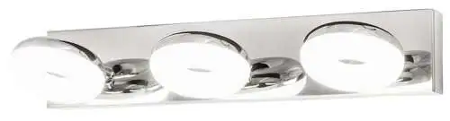 RABALUX Beata zidna lampa LED 3x5W 4000K IP44 hrom