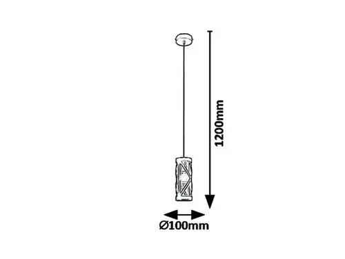 RABALUX Oberon visilica E14 MAX 40W