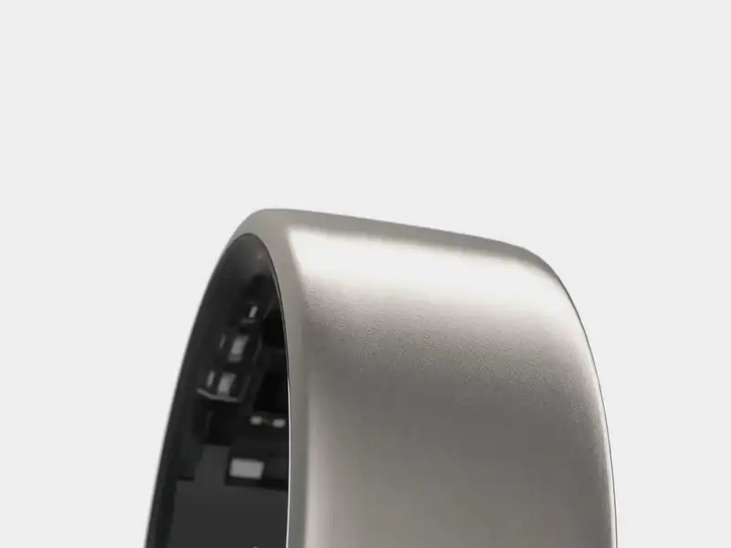 ULTRAHUMAN Ring Air - Size 12 Raw Titanium