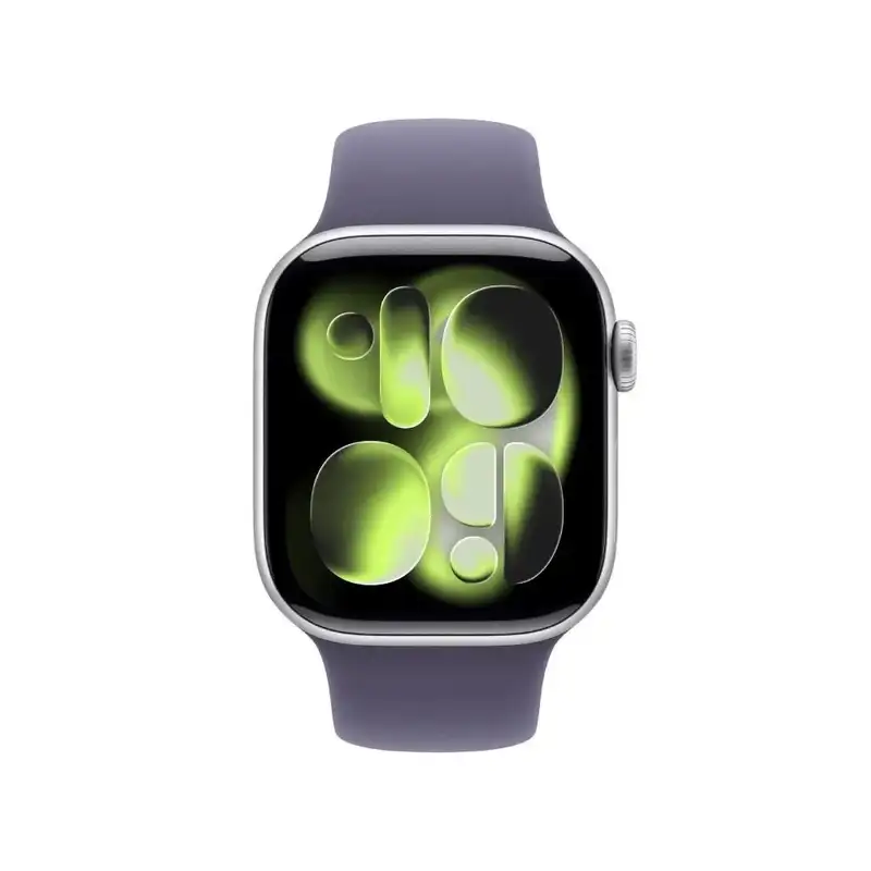 APPLE Watch S11 GPS 42mm Silver Aluminium Case with Purple Fog Sport Band - S/M meu64rk/a 