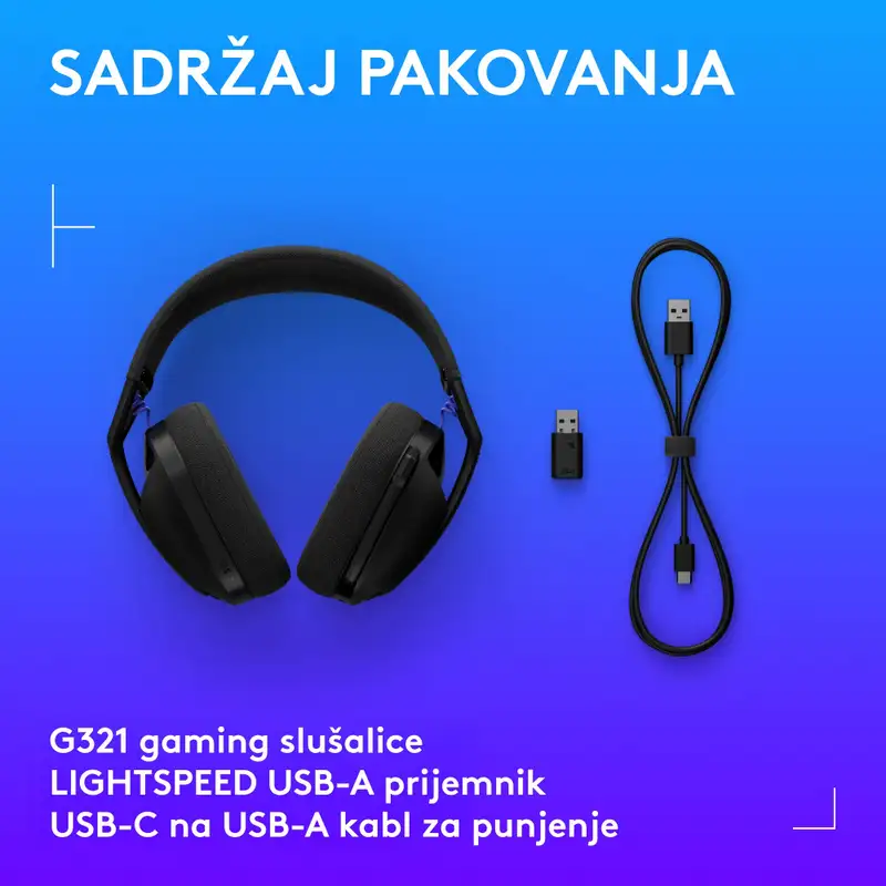 LOGITECH G321 Lightspeed Black