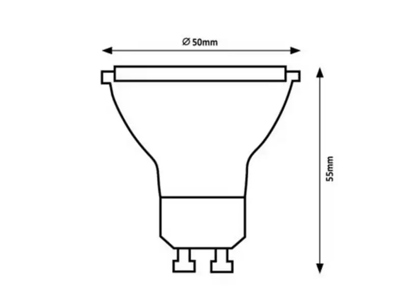 RABALUX LED sijalica GU10, 4W, 300lm, 4000K