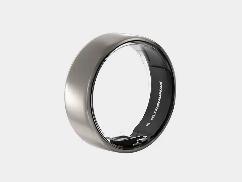 ULTRAHUMAN Ring Air - Size 06 Raw Titanium