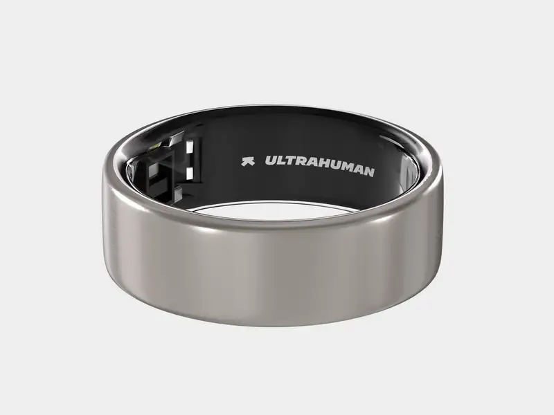 ULTRAHUMAN Ring Air - Size 06 Raw Titanium
