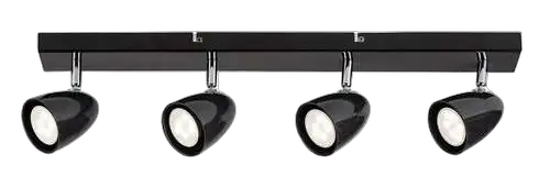 RABALUX Perico plafonjera GU10 4x5W crna