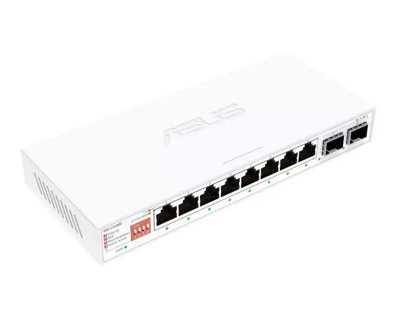 ASUS QG-U1080 8-port + 2-port 10G