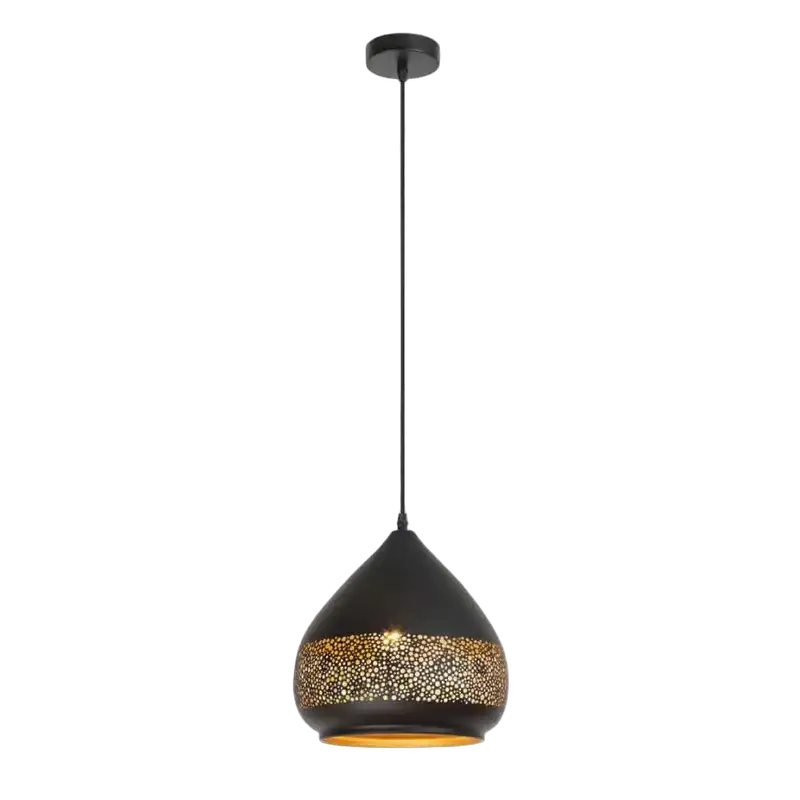 RABALUX Kaia Visilica  E27 1x40W,crno/zlatno