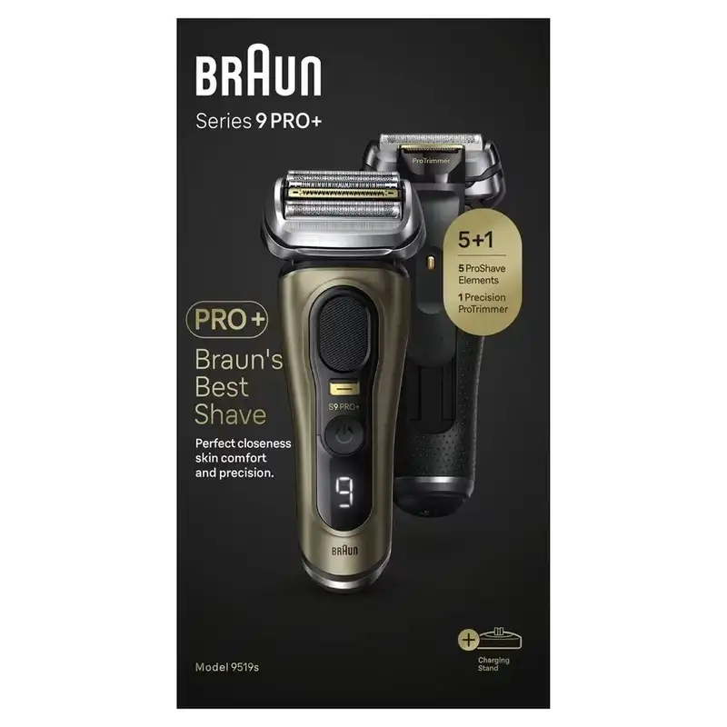 BRAUN SHAVER 9519s GOLD BOX
