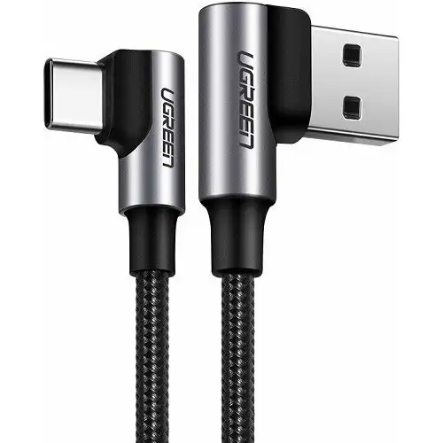 UGREEN US176 Ugaoni Kabli USB C na USB A 90 stepeni Data Kabli
