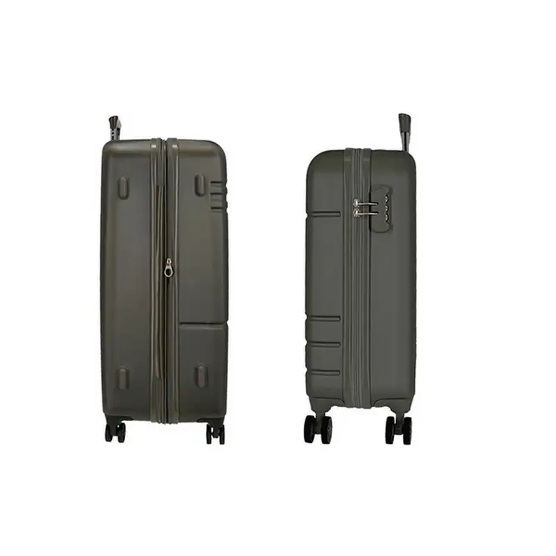MOVOM GALAXY ABS Set kofera 2/1 sa 4 dupla tockica tamno siva