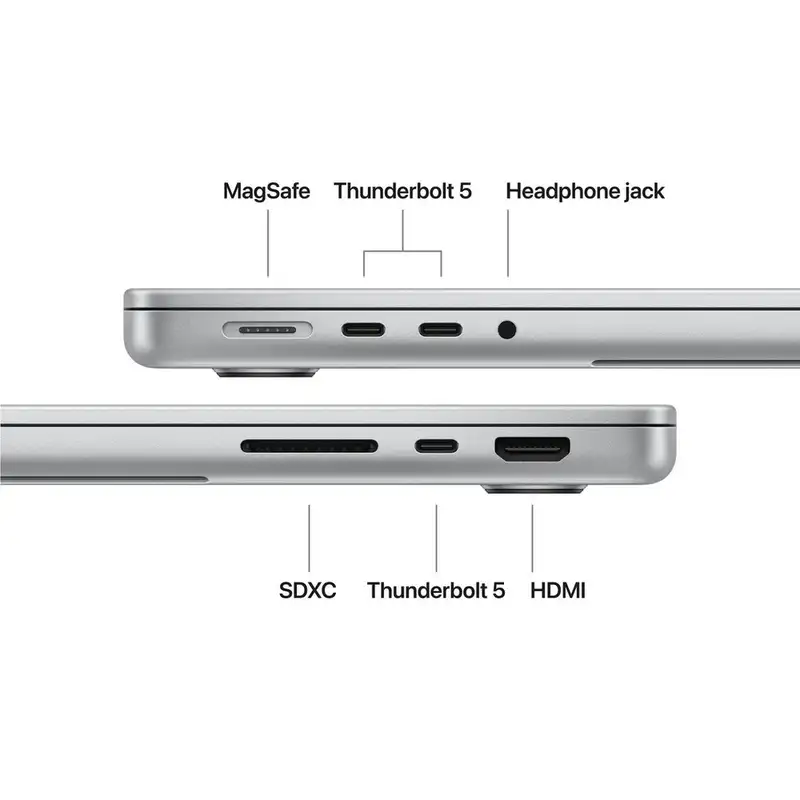 APPLE MacBook Pro 14", M5 PRO 15C CPU/15C/16C GPU, 24GB, 1TB, ZEE, silver - mgdn4ze/a