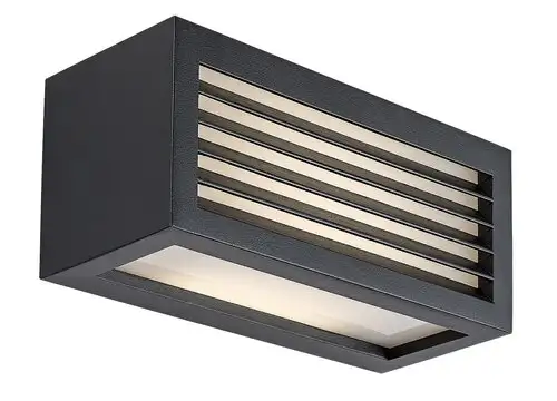 RABALUX Lublin, LED spoljna zidna, aluminium crna, 10W, 480lm, (bez dif. 1000lm), 4000K 2