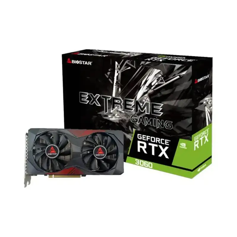 BIOSTAR RTX 3060 GDDR6 12GB 192bit 3XDP/HDMI