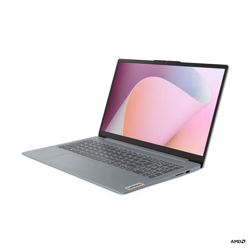 LENOVO IdeaPad Slim 3 15AMN8, 15.6" FHD, AMD Ryzen 3 30, 8GB, 512GB SSD, DOS, Arctic Grey (82XQ01DBYA+PWR-R)