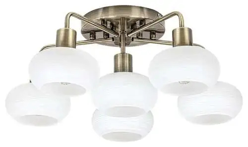 RABALUX Sorina plafonjera.E14 6x MAX40W,bronza