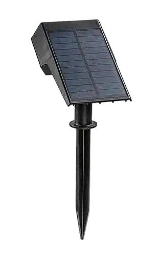 RABALUX Nantes, solarna ubodna, crna plastika, LED, 0,5W, 50lm, (bez dif. 250lm), 3000K