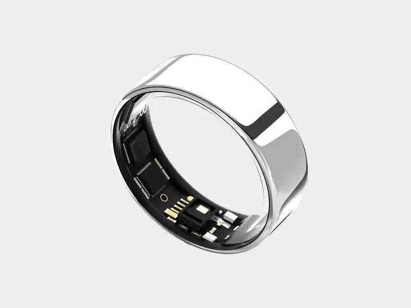 ULTRAHUMAN Ring Air - Size 05 Aster Air Space Silver
