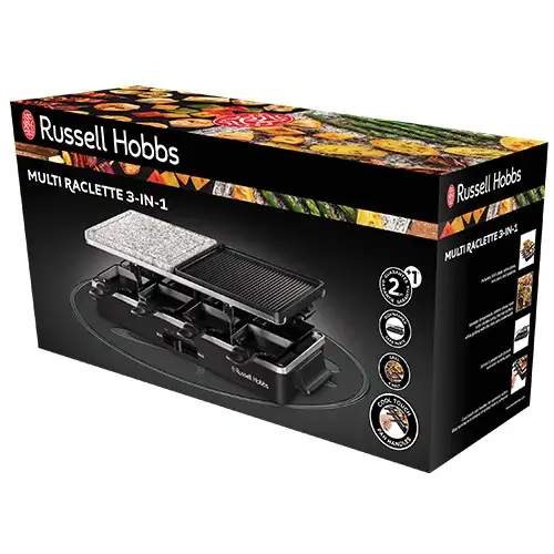RUSSELL HOBBS Multi Raclette 3 u 1