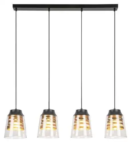 RABALUX Zenaida,visilica E27 4x60W,m.
