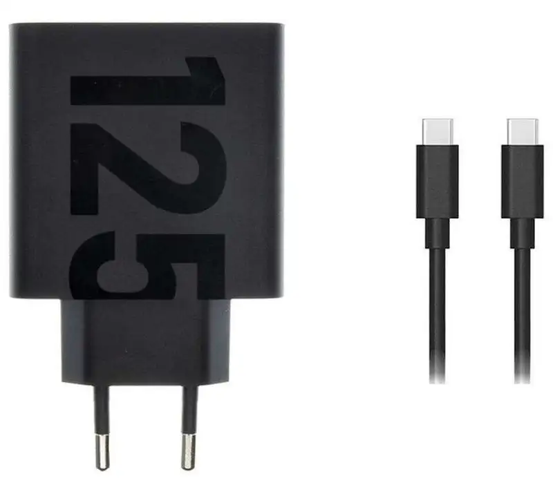 MOTOROLA 125W Turbo Power Adapter Black