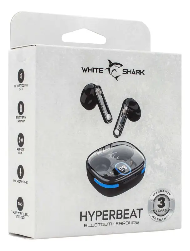 WHITE SHARK GEB-TWS37-HYPERBEAT Black