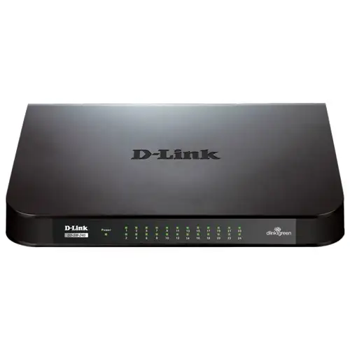 D-LINK Switch 24-Port Gigabit Easy Desktop GO-SW-24G/E