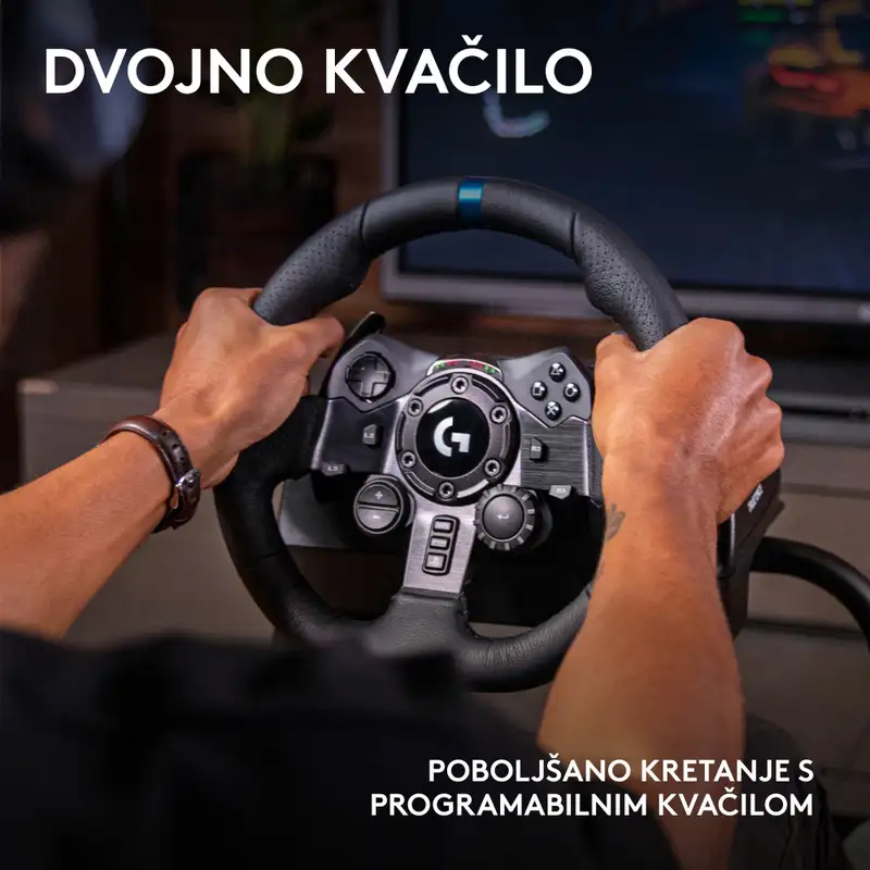 LOGITECH G923 Racing Wheel and Pedals PC/PS BK 941-000149