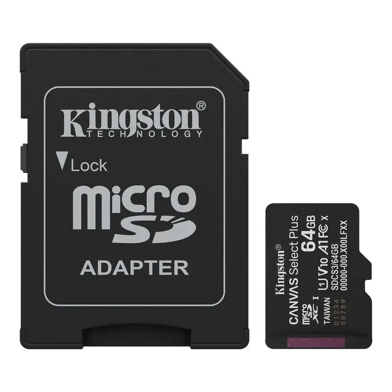 KINGSTON MicroSD 64GB Kingston SelectPlus gen 3