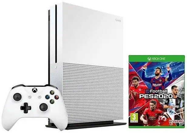 XBOXONE S Console 1TB White + PES 2020