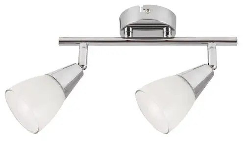 RABALUX Nicolette spot E14 2xMax40W hrom/belo