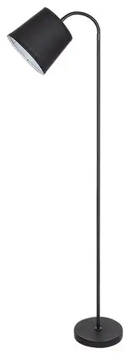 RABALUX Godric, podna E27 crna metal/textil abažur crna 141 cm
