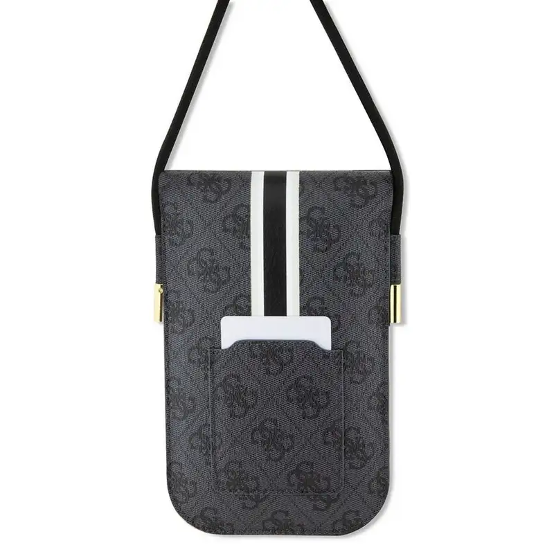 GUESS Leather Phone bag Black
