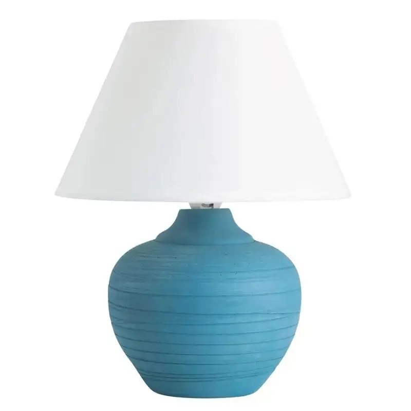 RABALUX Molly keramicka stona lampa E14 40W plavo/belo