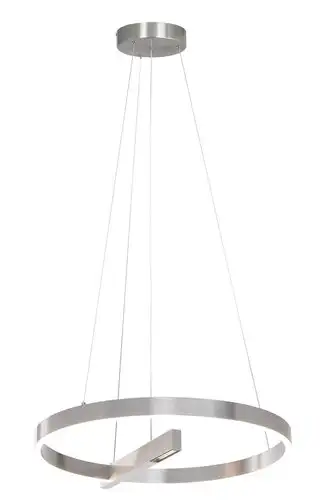 RABALUX Thrac, visilica brušeni aluminium LED  40W, 2070lm, 4000K, precnik 84cm