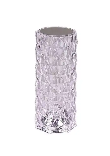 RABALUX Siggy, stona lampa punjiva na USB, RGB, LED 1,5W,  visina 21cm, providna plastika, touch prekidac