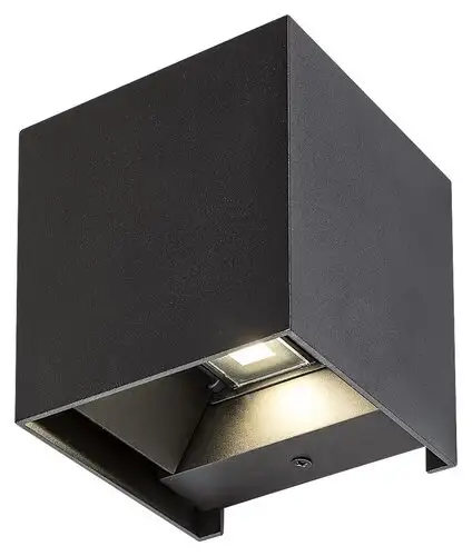 RABALUX Solin, Zidna spoljna lampa, G9 1X42W, IP54, mat crna