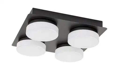 RABALUX Attichus, mat crna 21W 1900lm-2670lm, 4000K IP4