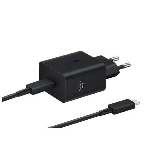 SAMSUNG 45W Power Adapter USB-C + Cable Black EP-T4511-XBE