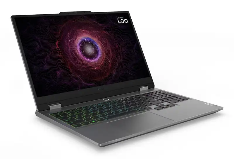 LENOVO LOQ 15ARP9, 15.6" FHD, AMD Ryzen 7-7435HS, 16GB, 512GB, RTX4050, bklt, DOS, siva (83JC003CYA)