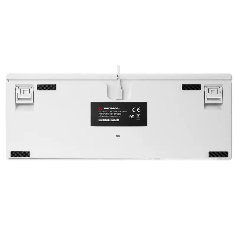 RAMPAGE KB-R136 GHOST White