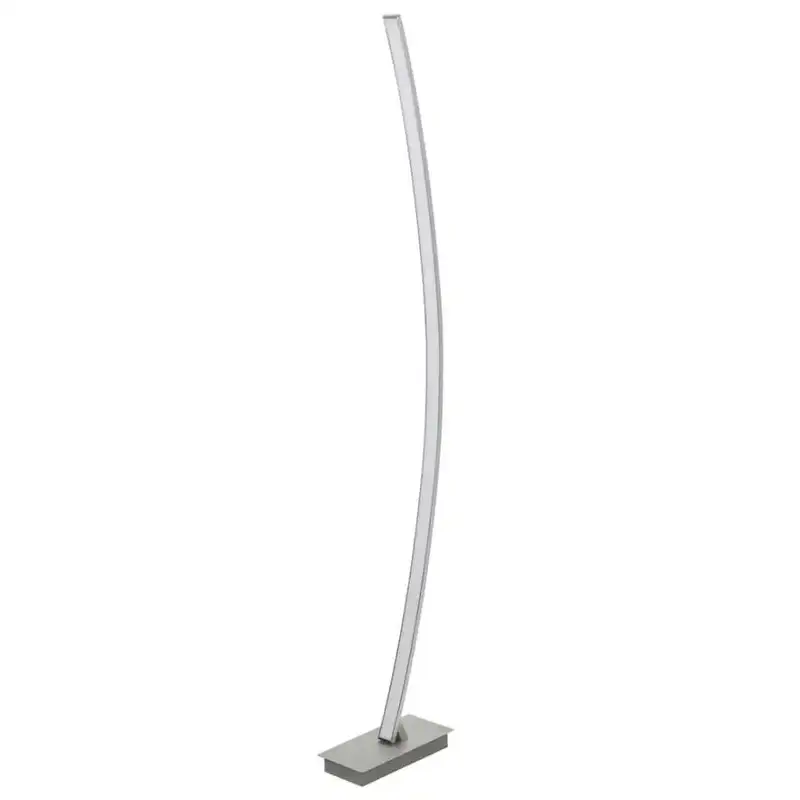 RABALUX Addison, modern LED floor lamp in aluminium finish