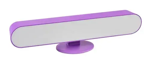 RABALUX Parker, stona punjiva LED 3W, samo RGB svetlo, daljinski, dimabilna, boja ljubicasta, visina 27cm, IP20